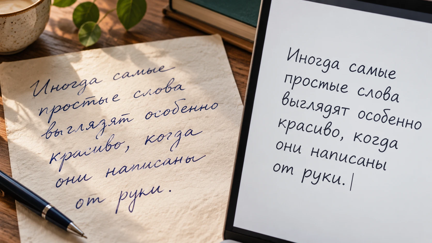 Какой шрифт похож на рукописный почерк